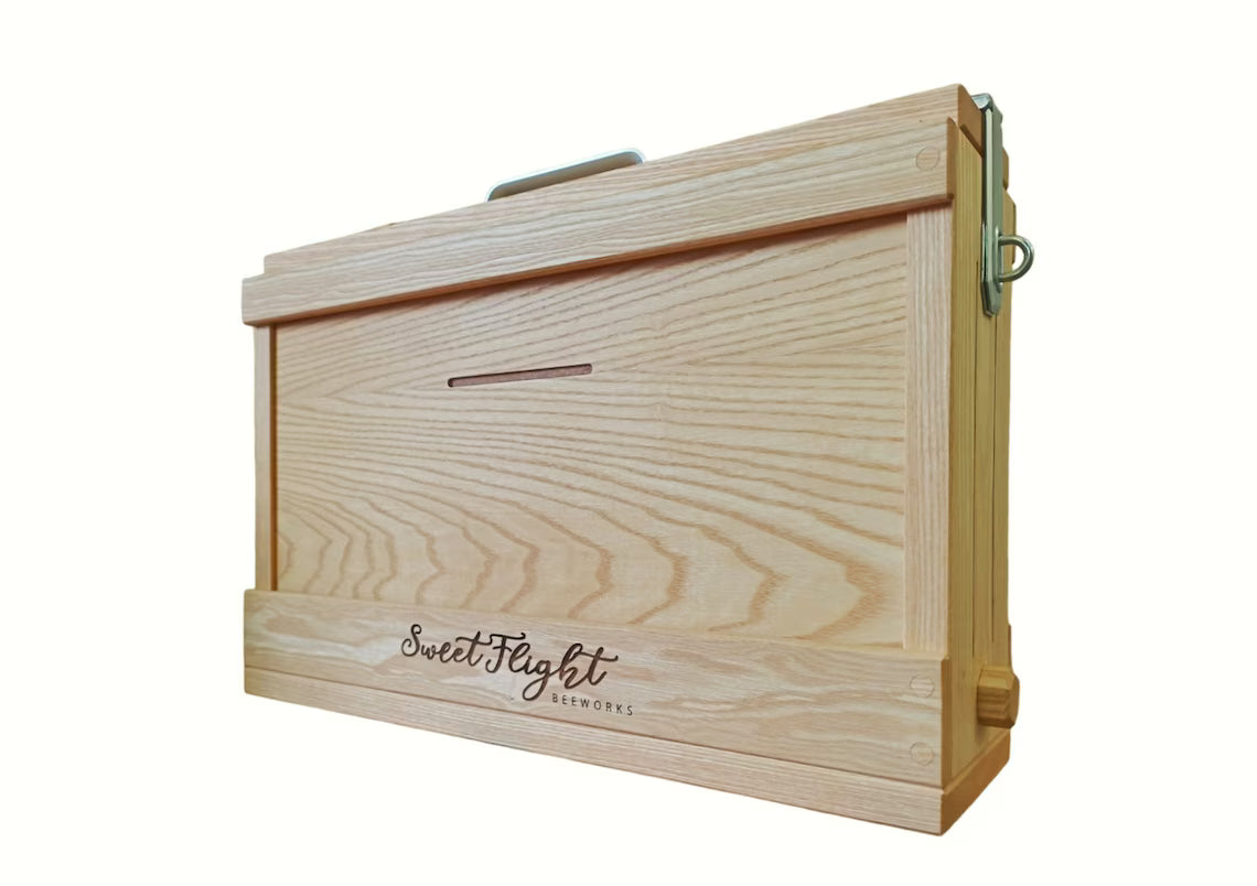 2 frame observation hive front view